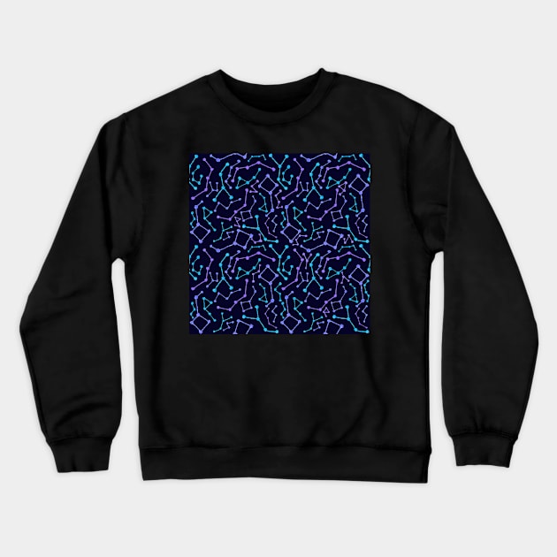 Constellation Pattern Crewneck Sweatshirt by srojas26